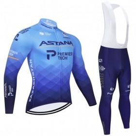 Combinaison Cycliste M/L + Collant à Bretelles 2021 Astana–Premier Tech N001